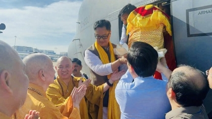 Xá lợi Đức Phật từ Ấn Độ đã về đến Việt Nam